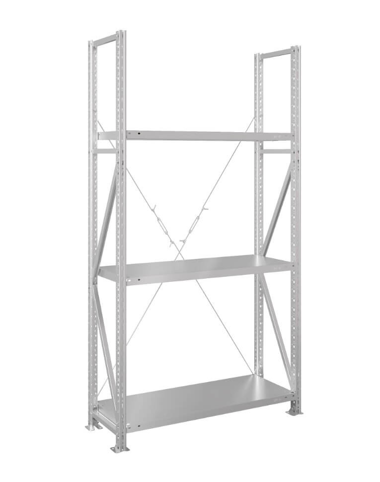Стеллаж MS U 2000x1500x800 3 полки (250 кг, металл) купить в Новосибирске