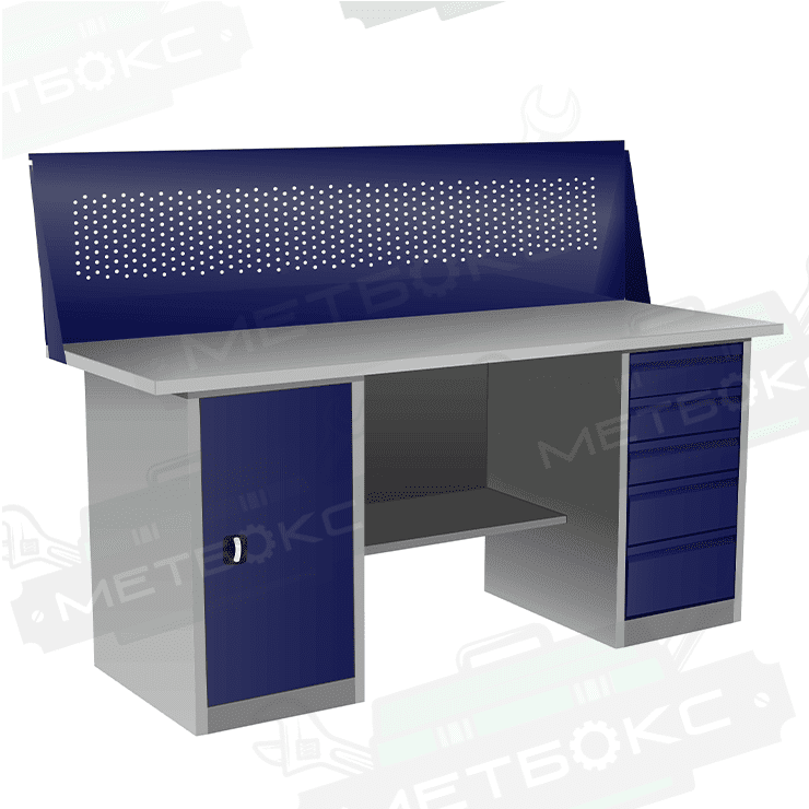 Верстак с тумбой и драйвером ВП-4Т/1,6 с экраном купить в Новосибирске Верстак с тумбой и драйвером ВП-4Т/1,6 с экраном купить в Новосибирске