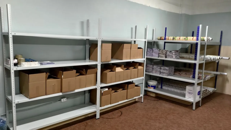 Стеллаж металлический Титан МС-500 2000х1500х400 4 полки купить в Новосибирске