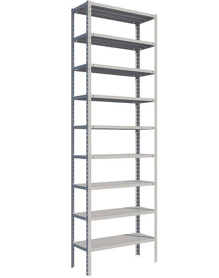 Стеллаж MS Standart 2000х1000х400 9 полок купить в Новосибирске