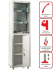 Медицинский шкаф HILFE МД 1 1650/SG купить в Новосибирске