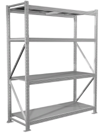 Стеллаж MS Profi 3000х1200х800 4 полки Стеллаж MS Profi 3000х1200х800 4 полки