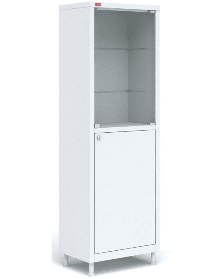 Металлический медицинский шкаф М1 165.50.32 C купить в Новосибирске
