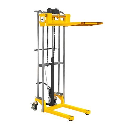 Ручной гидравлический штабелер SDDJS1500 (400 кг; 1,5 м; с вилами и площадкой) SMARTLIFT (SMART) купить в Новосибирске