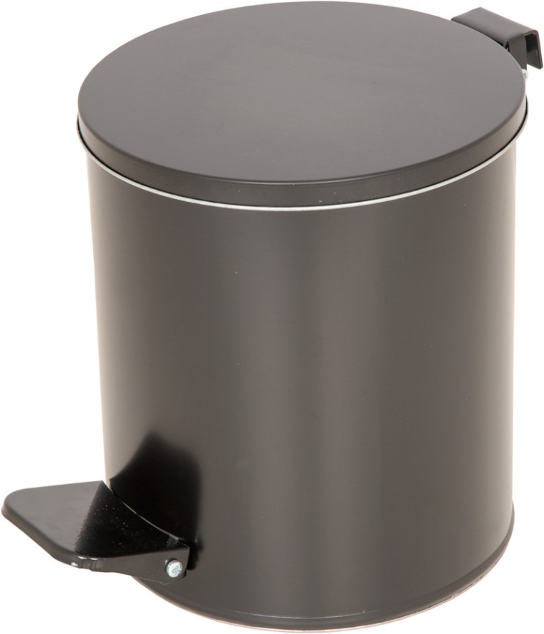 Урна с педалью черный 7 литров купить в Новосибирске Урна с педалью черный 7 литров купить в Новосибирске