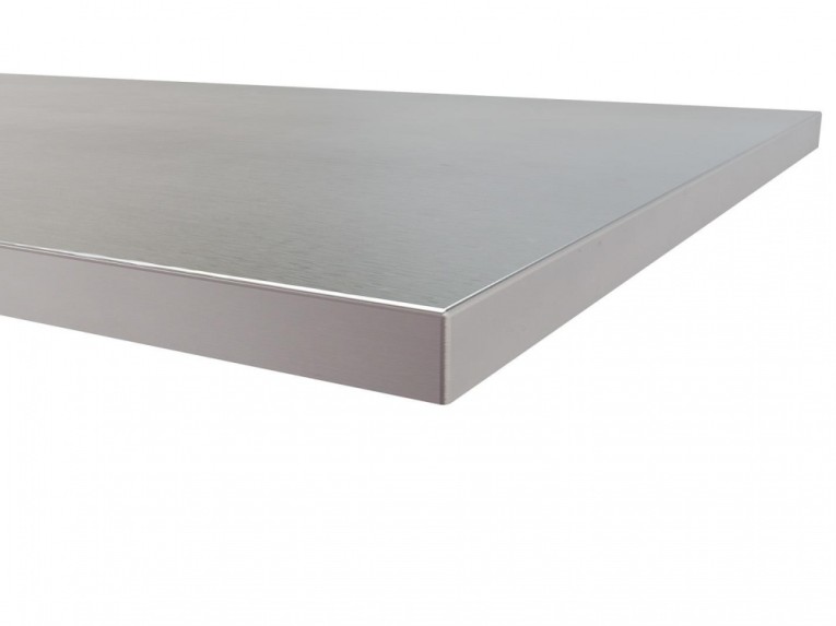 Столешница из фанеры 30 мм + чехол из нержавеющей стали 1 мм (ширина 1200 мм) купить в Новосибирске