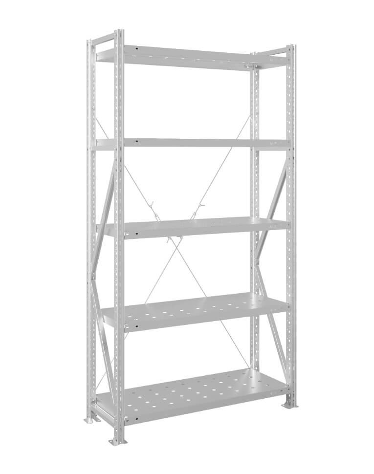 Стеллаж MS U 2000x1500x1000 5 полок (300 кг, перф) купить в Новосибирске