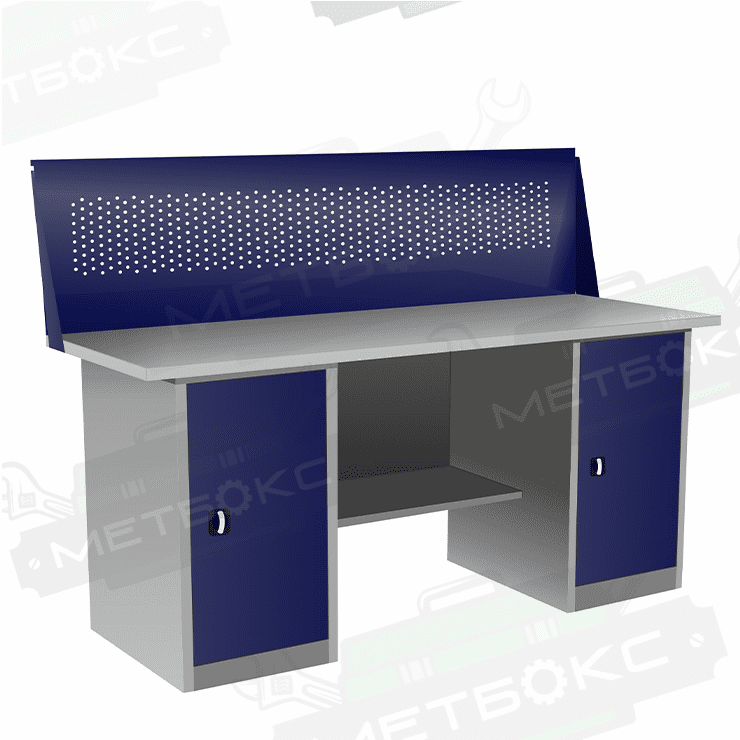 Верстак двухтумбовый ВП-5/1,9 с экраном купить в Новосибирске