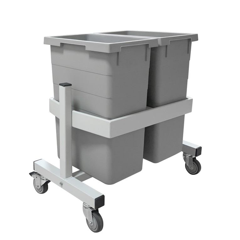 Подкатная подставка держатель для 2-х контейнеров Gresson ПДК-2 купить в Новосибирске