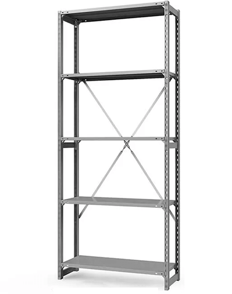 Стеллаж ТСУ 2500x700x400 5 полок (300 кг, металл) купить в Новосибирске
