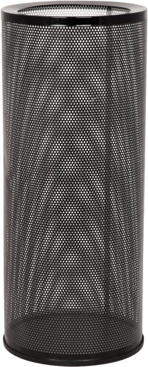 Урна для мусора 30 литров перф. черный Урна для мусора 30 литров перф. черный