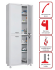 Медицинский шкаф HILFE МД 2 1670/SS купить в Новосибирске
