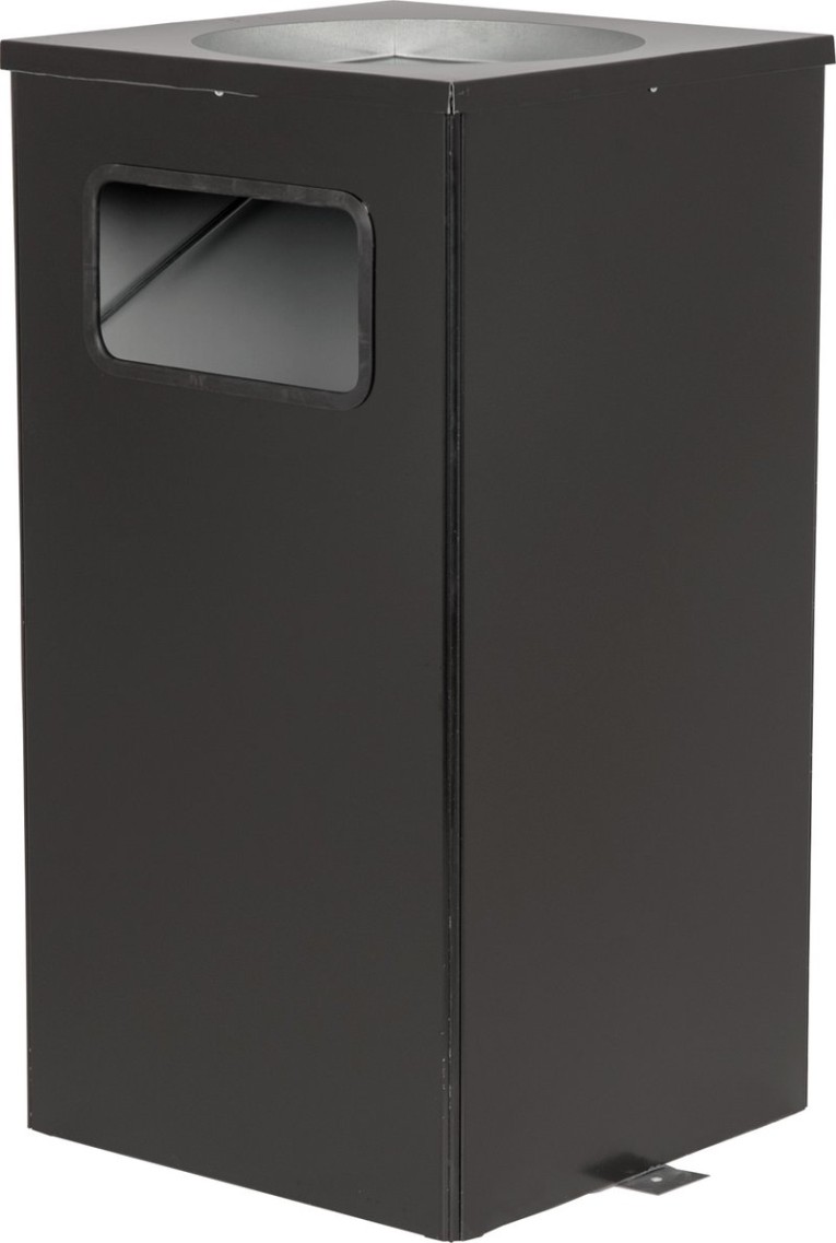 Урна 80 литров Квадро-13 черный купить в Новосибирске Урна 80 литров Квадро-13 черный купить в Новосибирске