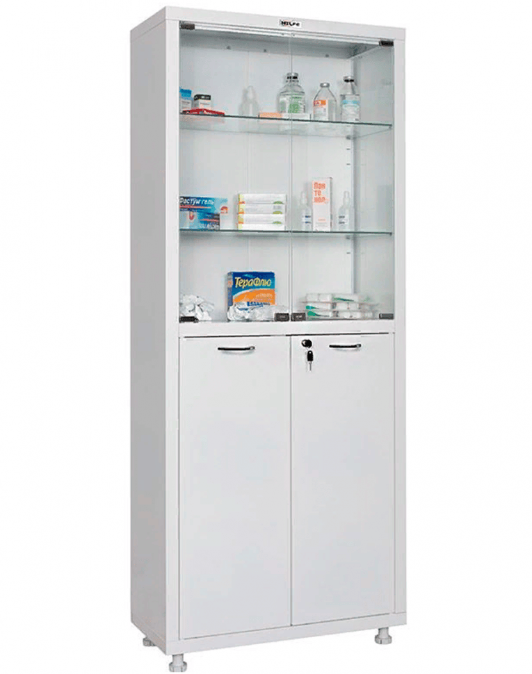 Медицинский шкаф HILFE МД 2 1670/SG купить в Новосибирске