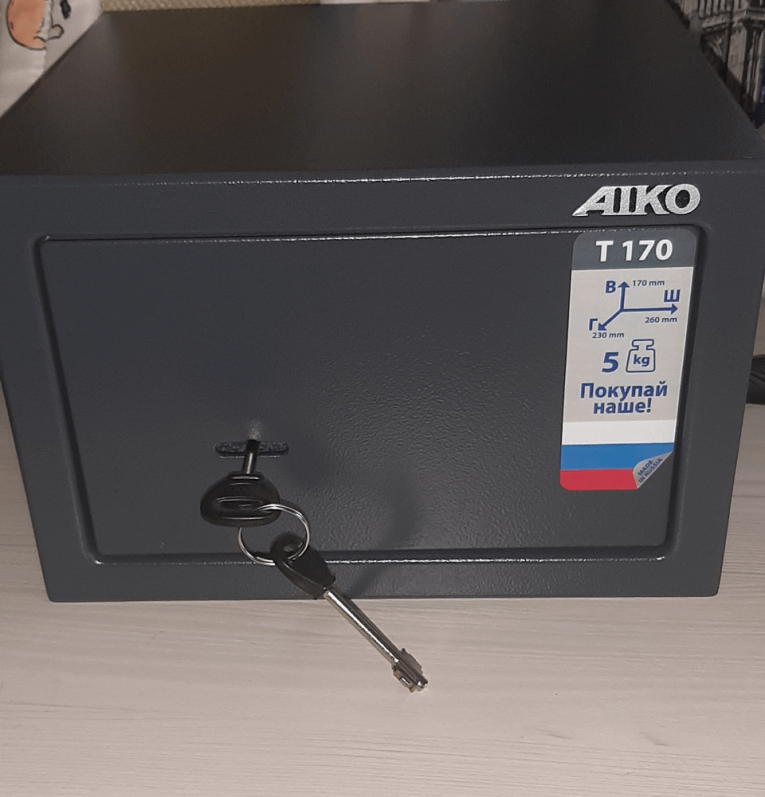 Мебельный сейф Aiko T-170 KL купить в Новосибирске