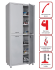 Медицинский шкаф Hilfe МД 2 1780/SS купить в Новосибирске