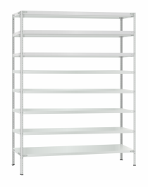 Стеллаж металлический Титан МС-500 2400х1500х600 8 полок Стеллаж металлический Титан МС-500 2400х1500х600 8 полок