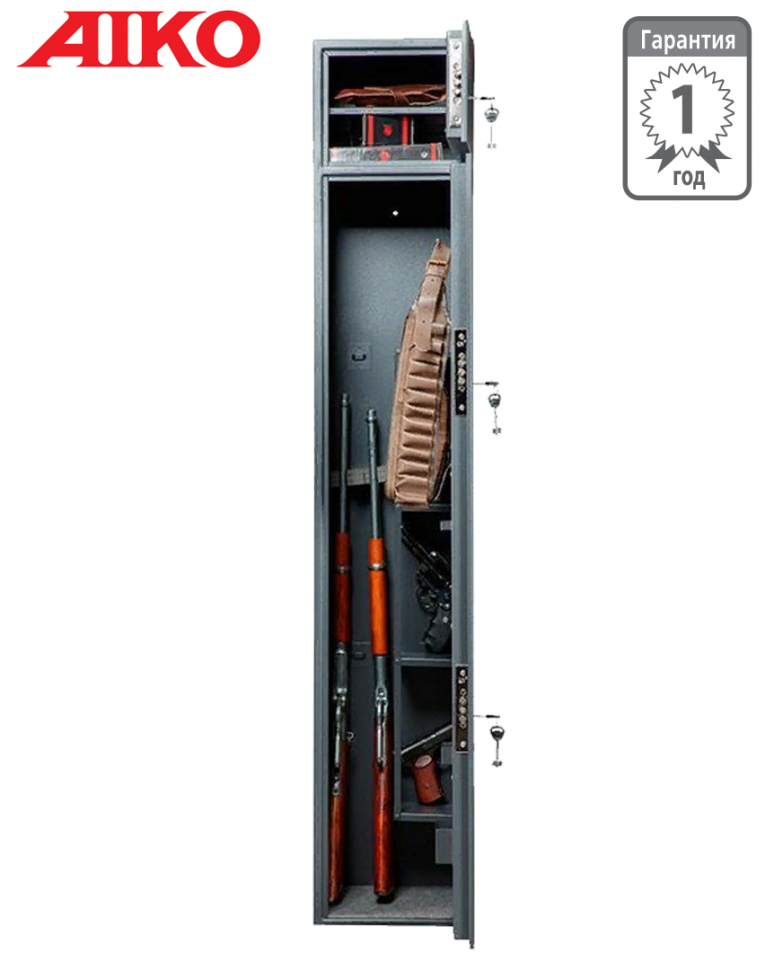 Оружейный сейф Aiko Беркут 165/2 купить в Новосибирске Оружейный сейф Aiko Беркут 165/2 купить в Новосибирске
