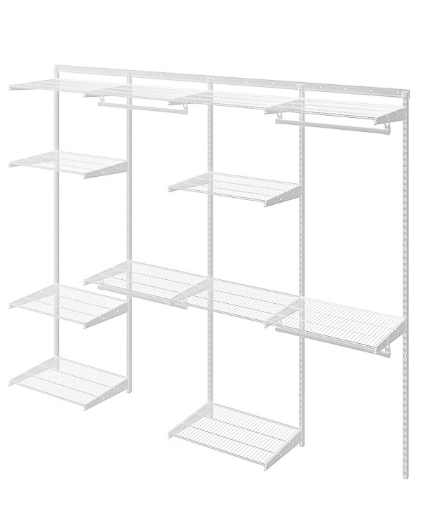 Гардеробная система Практик Home Max G240 белая купить в Новосибирске