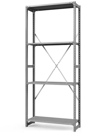 Стеллаж ТСУ 2200x700x400 4 полки (150 кг, металл) купить в Новосибирске