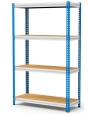 Стеллаж металлический МКФ 3000х1510х610 4 полки Стеллаж металлический МКФ 3000х1510х610 4 полки