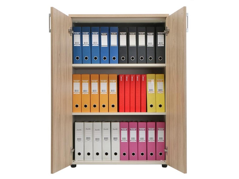 Шкаф NW 1280 закрытый вяз натуральный/бежевый купить в Новосибирске