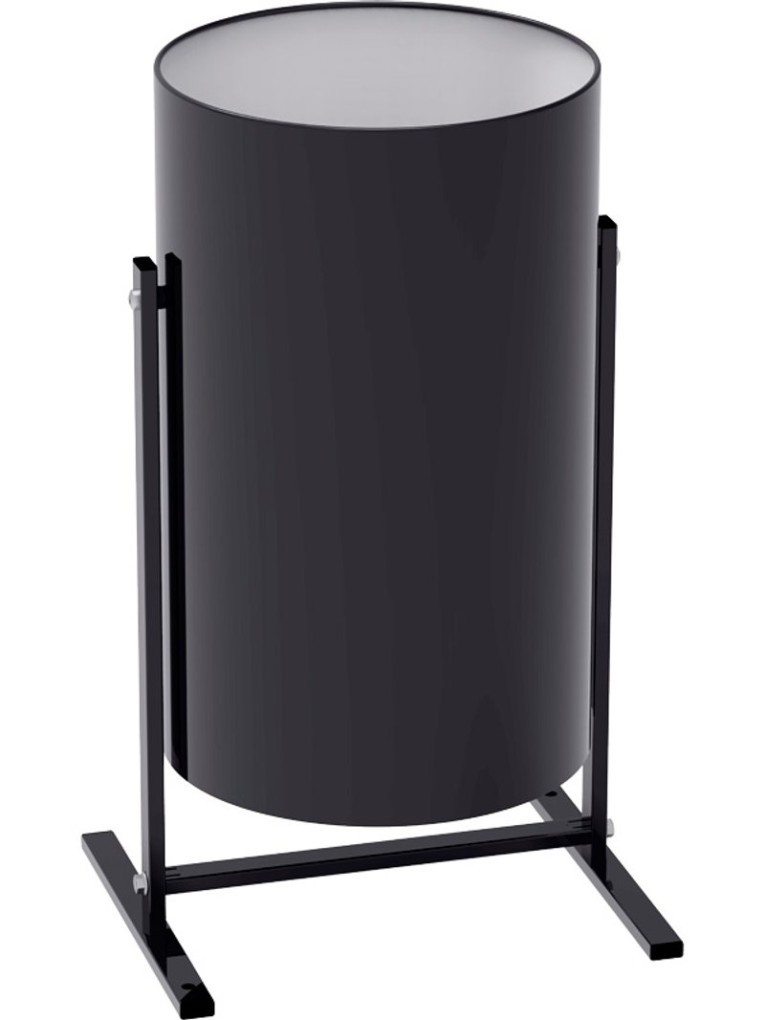 Металлическая уличная урна 19 литров черного цвета купить в Новосибирске Металлическая уличная урна 19 литров черного цвета купить в Новосибирске