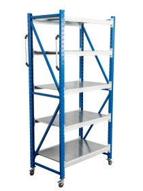 Стеллаж мобильный БиКом СТ-4 200x180x60 5 полок