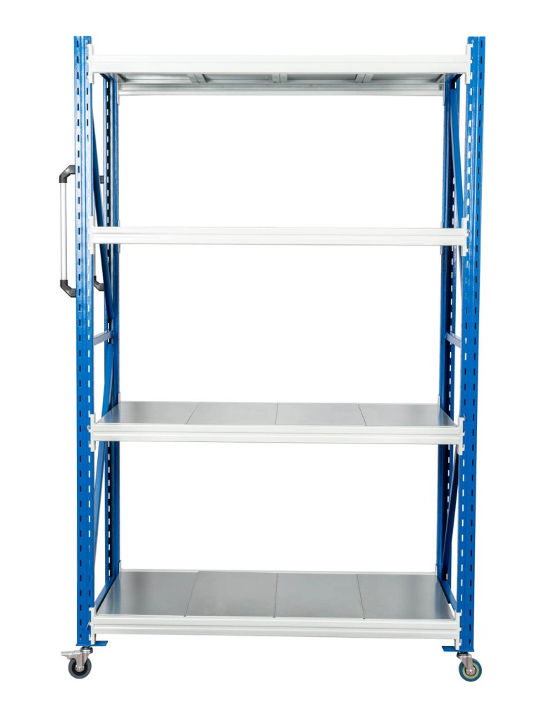 Стеллаж мобильный БиКом СТ-4 250x90x80 4 полки купить в Новосибирске