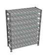 Стеллаж грузовой СГР 2000x1200x800 8 полок (металл) Стеллаж грузовой СГР 2000x1200x800 8 полок (металл)