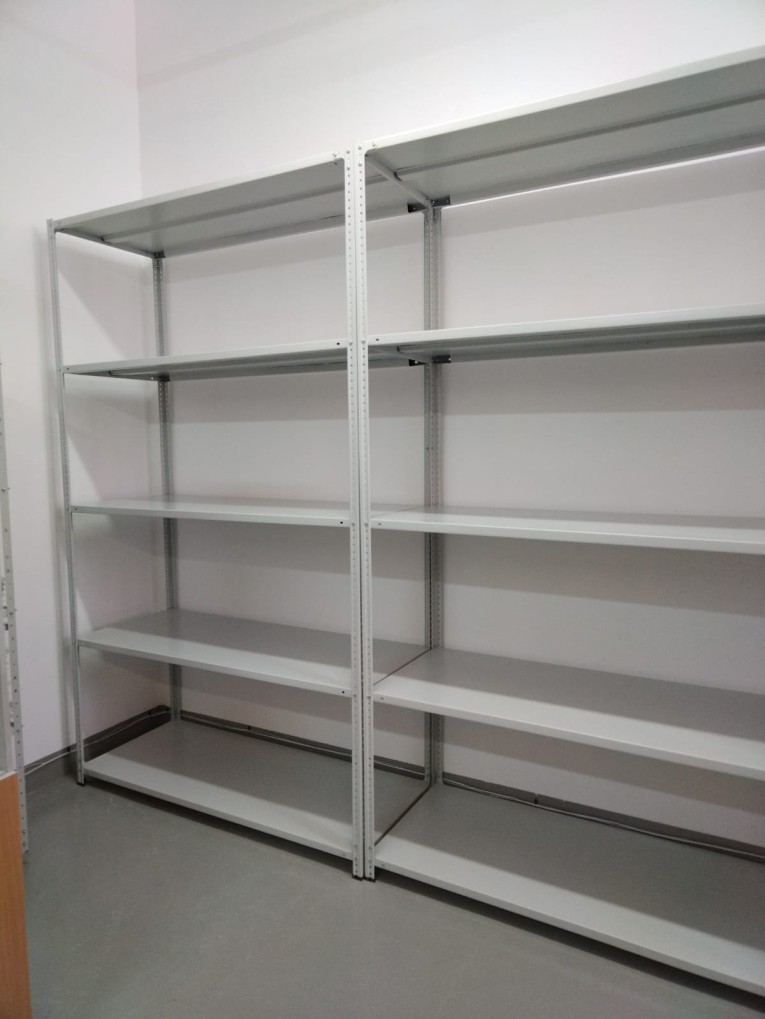 Стеллаж металлический Титан МС-500 2000х1000х600 5 полок купить в Новосибирске Стеллаж металлический Титан МС-500 2000х1000х600 5 полок купить в Новосибирске