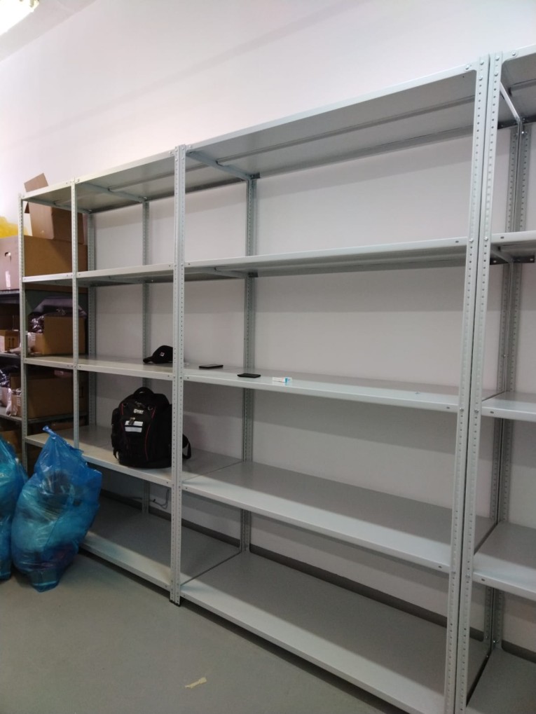 Стеллаж металлический Титан МС-500 2000х1000х600 5 полок купить в Новосибирске Стеллаж металлический Титан МС-500 2000х1000х600 5 полок купить в Новосибирске