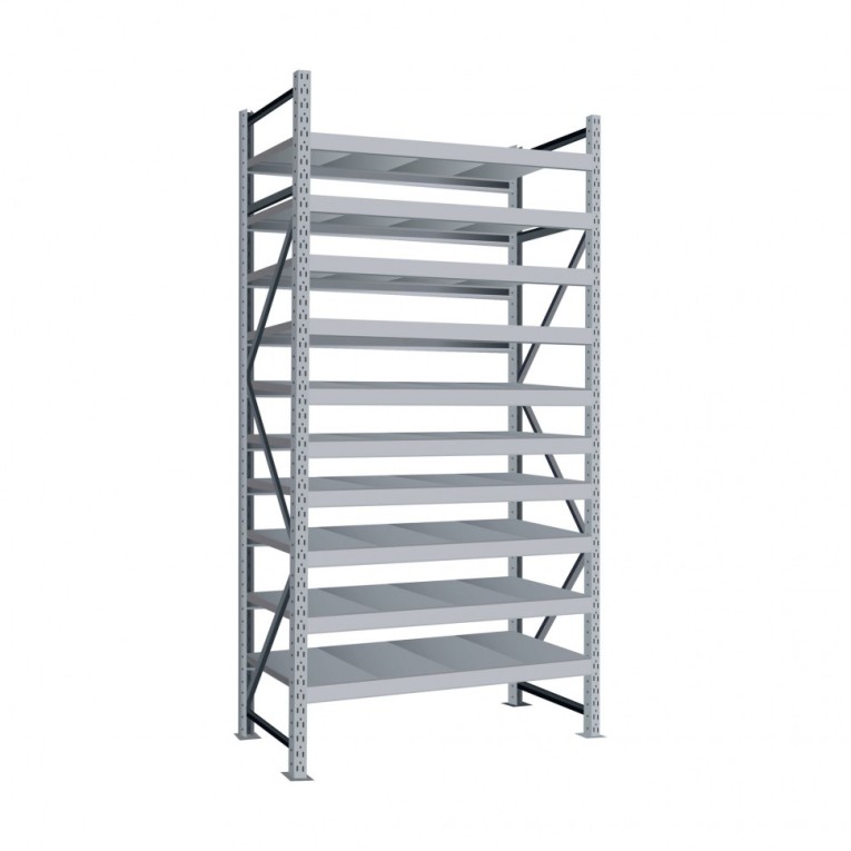 Стеллаж грузовой Диком СТ-051 5000х1200х650 с 10 ярусами купить в Новосибирске