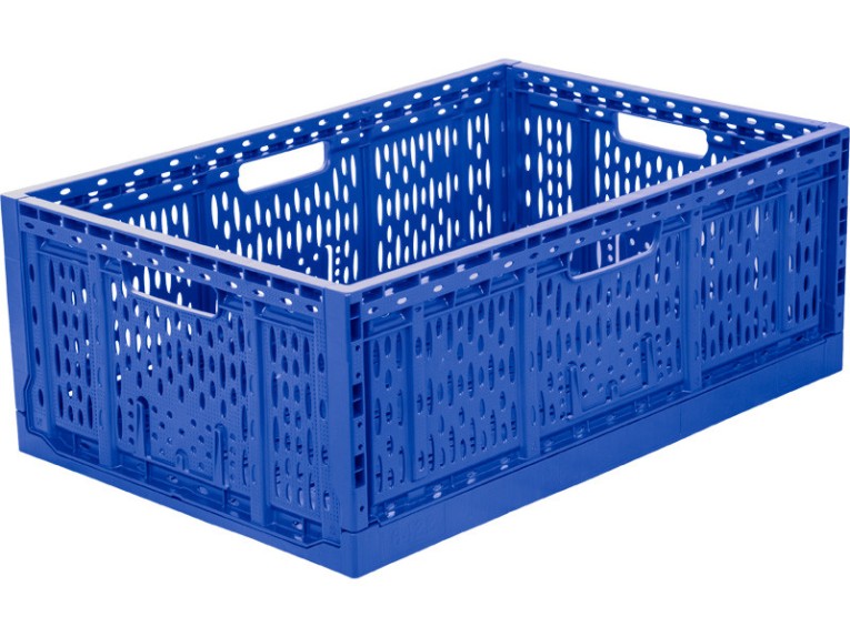 Ящик 600х400х220 цв. синий купить в Новосибирске