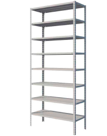 Стеллаж MS Standart 2550х700х400 8 полок Стеллаж MS Standart 2550х700х400 8 полок