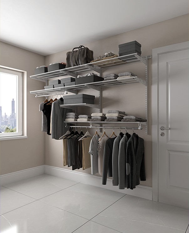 Гардеробная система Практик Home Optima G240 белая купить в Новосибирске Гардеробная система Практик Home Optima G240 белая купить в Новосибирске