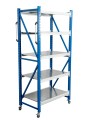 Стеллаж мобильный БиКом СТ-4 250x150x60 5 полок Стеллаж мобильный БиКом СТ-4 250x150x60 5 полок