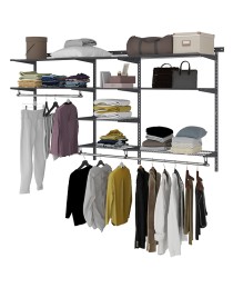 Гардеробная система Практик Home Optima G240 графит