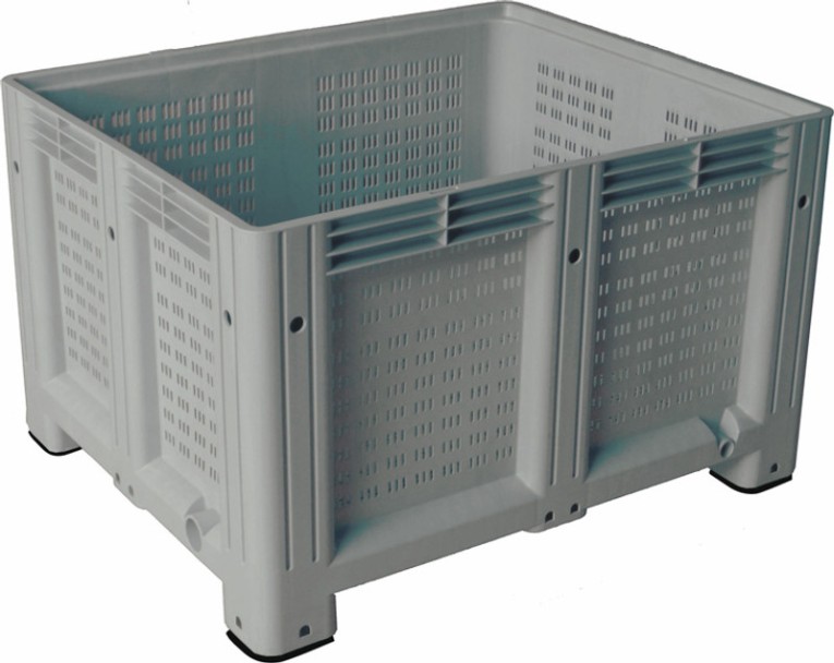 Big Box 1200x1000x580 мм перфорированный на ножках серый купить в Новосибирске