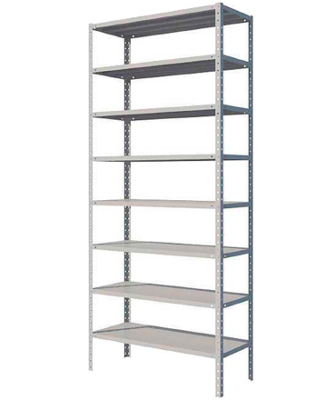 Стеллаж MS Standart 1600х1000х600 8 полок купить в Новосибирске
