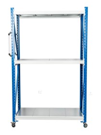 Стеллаж мобильный БиКом СТ-4 250x180x60 3 полки Стеллаж мобильный БиКом СТ-4 250x180x60 3 полки