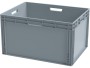 Ящик 800х600х440 сплошной, усиленное дно, цв. серый Ящик 800х600х440 сплошной, усиленное дно, цв. серый