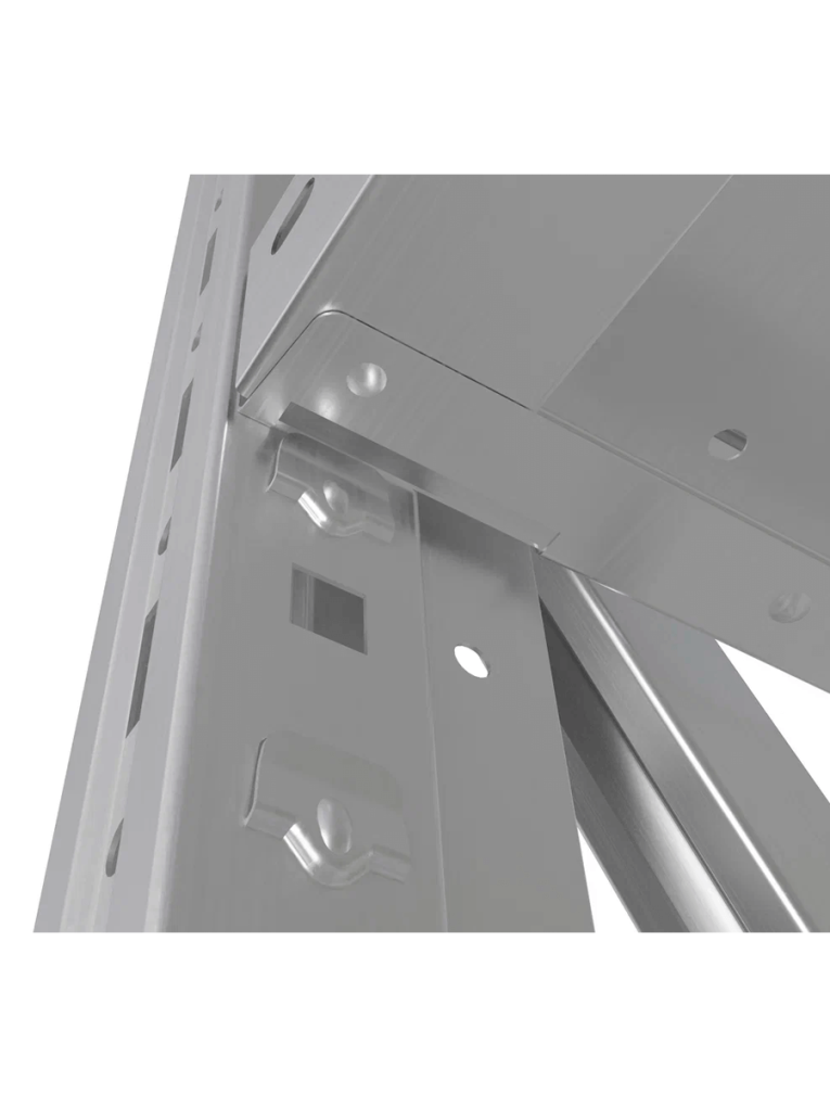 Стеллаж MS U 2500x1500x600 3 полки (250 кг, перф) купить в Новосибирске Стеллаж MS U 2500x1500x600 3 полки (250 кг, перф) купить в Новосибирске