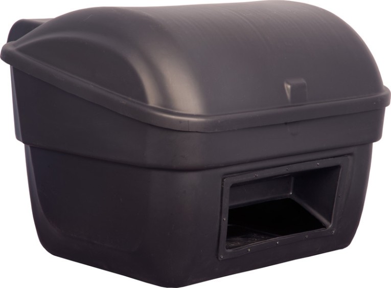 Контейнер для песка с крышкой и вставкой, 220л. черный купить в Новосибирске Контейнер для песка с крышкой и вставкой, 220л. черный купить в Новосибирске