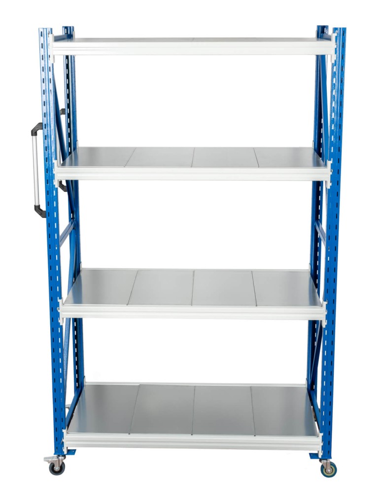 Стеллаж мобильный БиКом СТ-4 200x90x40 4 полки купить в Новосибирске