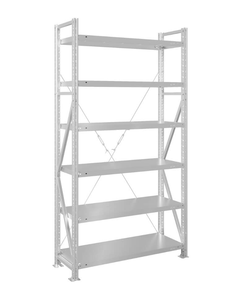 Стеллаж MS U 2000x1500x800 6 полок (150 кг, металл) купить в Новосибирске