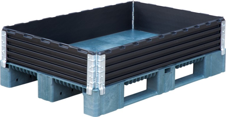 Складная паллетная рама усиленная (евроборт) 1200х800х200 купить в Новосибирске