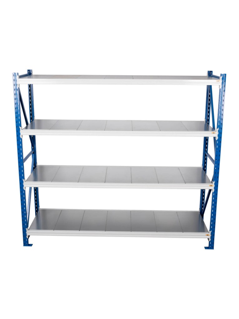 Стеллаж стационарный БиКом СТ-4 300x90x50 4 полки купить в Новосибирске Стеллаж стационарный БиКом СТ-4 300x90x50 4 полки купить в Новосибирске