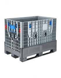 DPF-Box 1208S 1200x800x950 мм сплошной разборный серый на 3-х полозьях с 2-мя откид. дверцами DPF-Box 1208S 1200x800x950 мм сплошной разборный серый на 3-х полозьях с 2-мя откид. дверцами