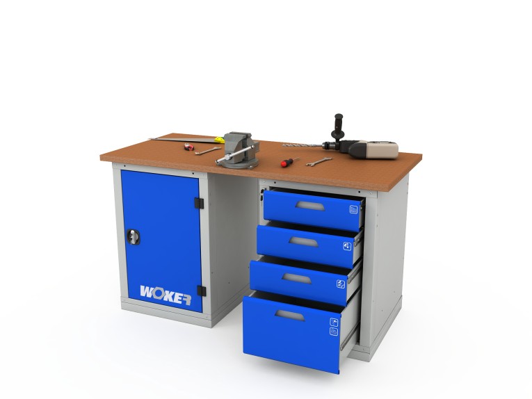 Верстак двухтумбовый WOKER PRO 2104.1200 купить в Новосибирске